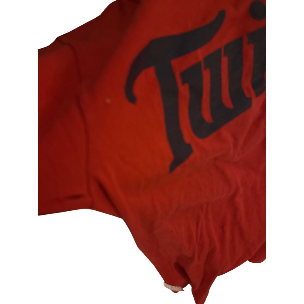 Fruit of the Loom Minnesota Twins Red Graphic T-Shirt Huey 7 Small Baseball Tee - Picture 4 of 4